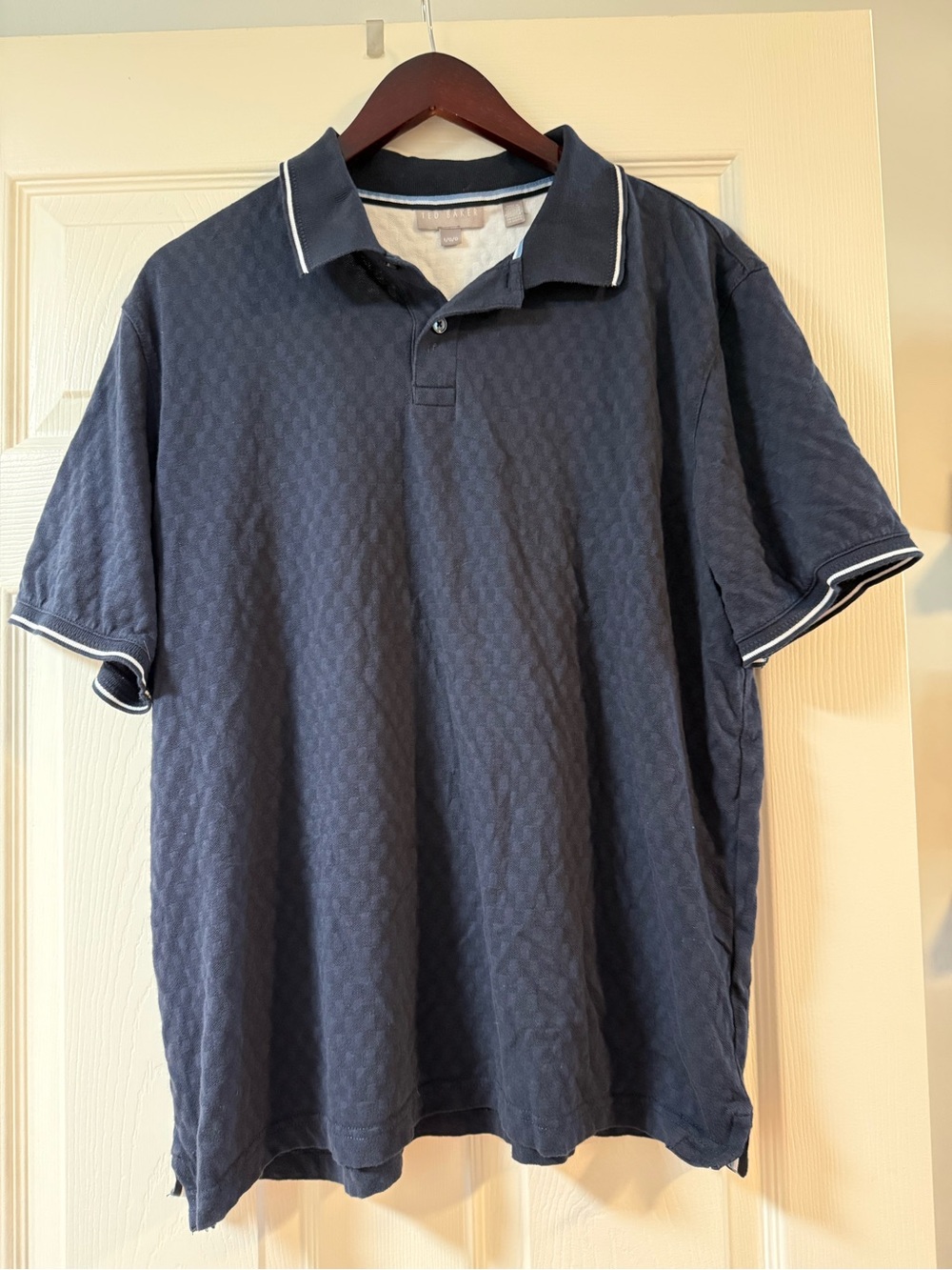 Ted Baker Navy Polo with White Trim